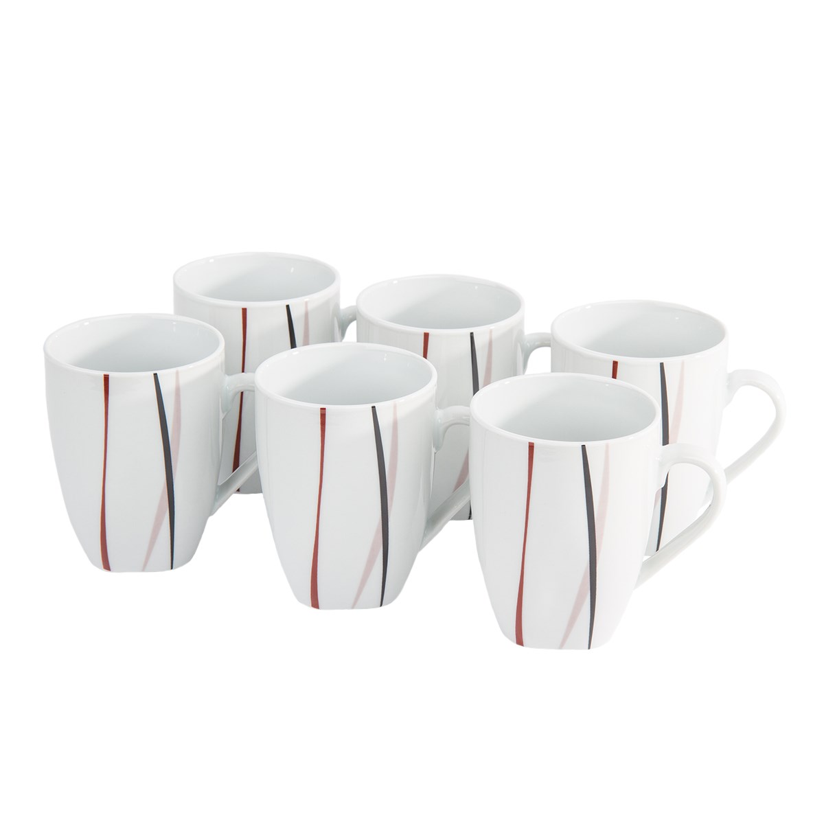 Domestic 6-dielna sada hrnčekov Amelie, 310 ml