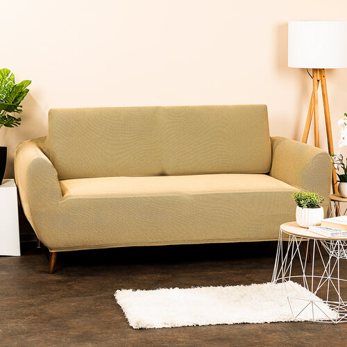 4Home Multielastični prevlek za dvojni foteljComfort bež, 140 - 180 cm