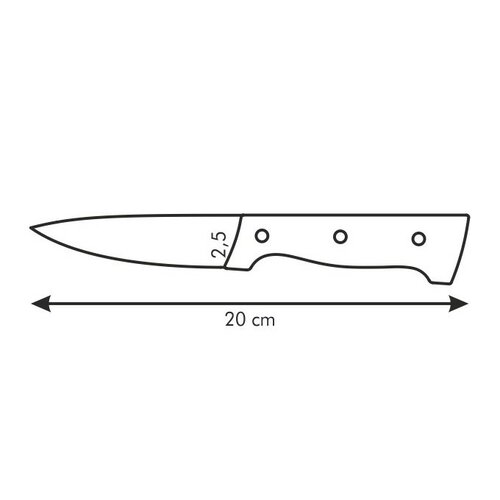 Tescoma Nóż antyadhezyjny uniwersalny PRESTO TONE, 8 cm