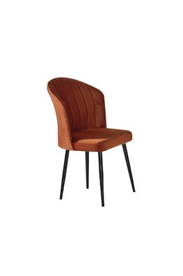 Esszimmerstuhl-Set Rubi Orange, 4 Stück