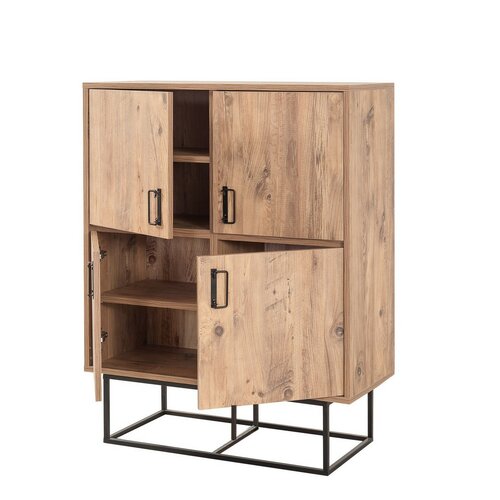 Schrank Quantum Atlantic Pine and Black