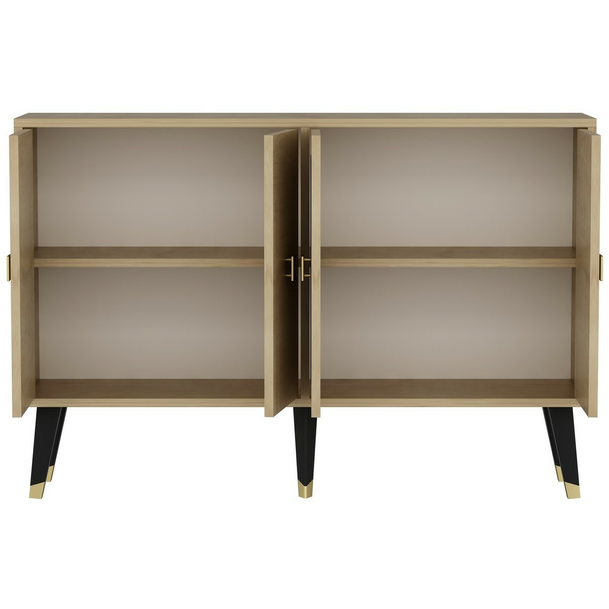 Skrinka Ahart Sapphire Oak and Gold