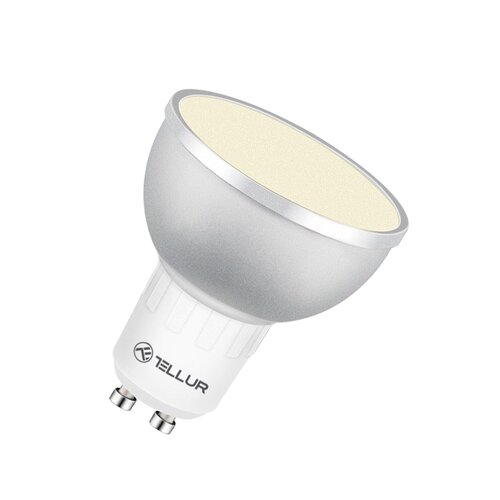 Bec Tellur WiFi Smart LED GU10, 5 W, albă caldă