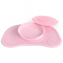 Twistshake Podložka Click-mat Mini s tanierom, ružová