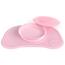 Twistshake Podložka Click-mat Mini s talířem, růžová