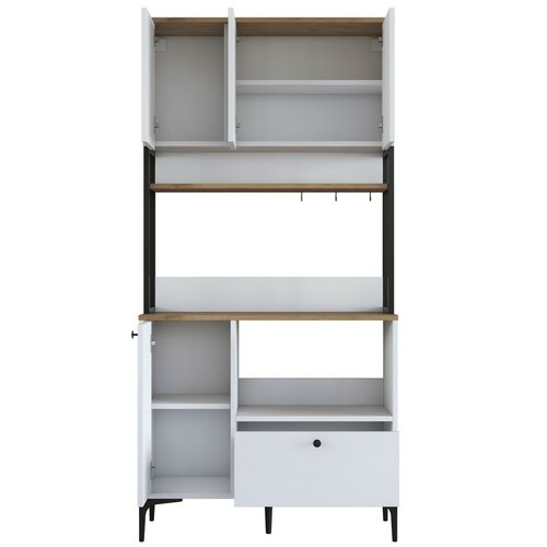 Dulap Jesy Walnut and White