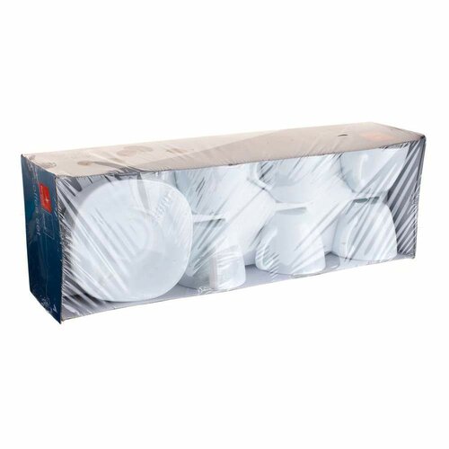 Bormioli Rocco 12-teiliges Kaffeeset Parmaweiß  ,