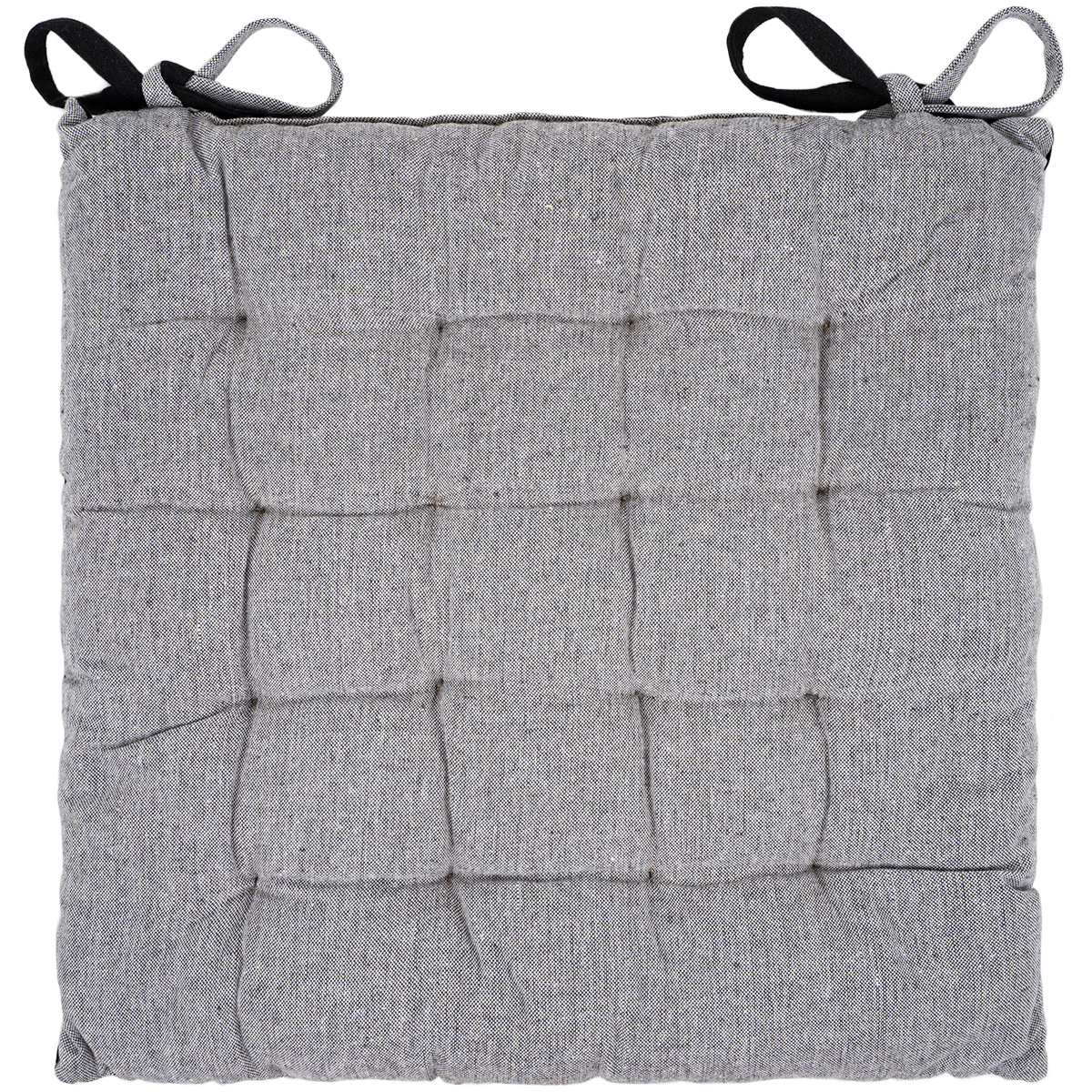 Home Elements Steppelt ülőpárna szürkésfehér és fekete színben, 40 x 40 cm