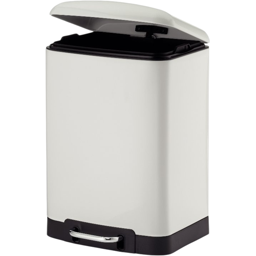 Kela Pedálový odpadkový koš DAVINO 12 l, bílá