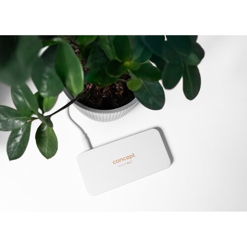 Concept KZ2010 kieszonkowe lusterko kosmetyczne zoświetleniem LED, białe