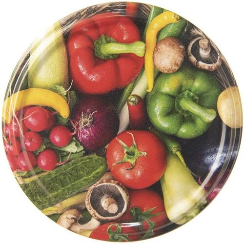 Orion 10-częściowy zestaw zakrętek gwintowanych Vegetable, 8,5 cm