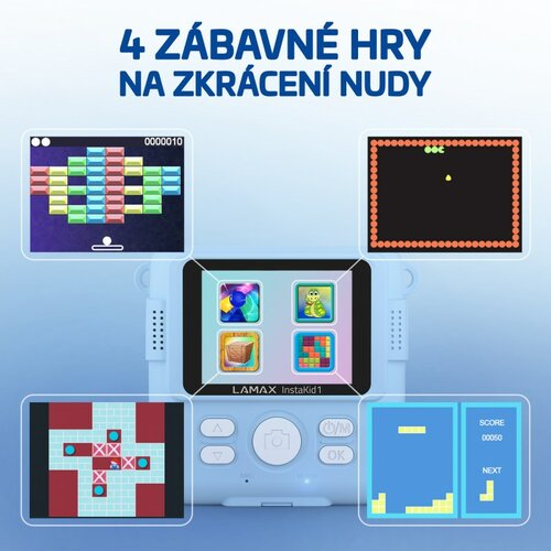 Kamera dziecięca LAMAX InstaKid1, niebieska