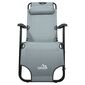 Cattara 13514 Comfort Klappstuhl, grau, 155 x 61 cm