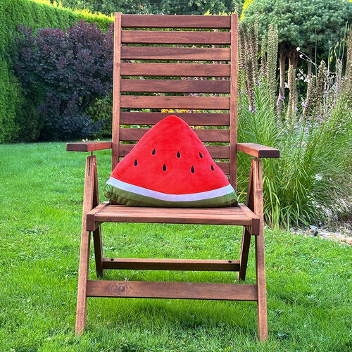 Kissen Squish Melonenpizza, 45 x 30 x 15 cm