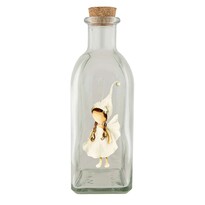 Bohemia Gifts Szklana butelka Angel, 500 ml