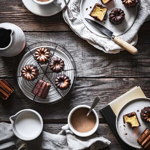 De Buyer 1856.21D silikonska forma Mini Canelés,20 kosov