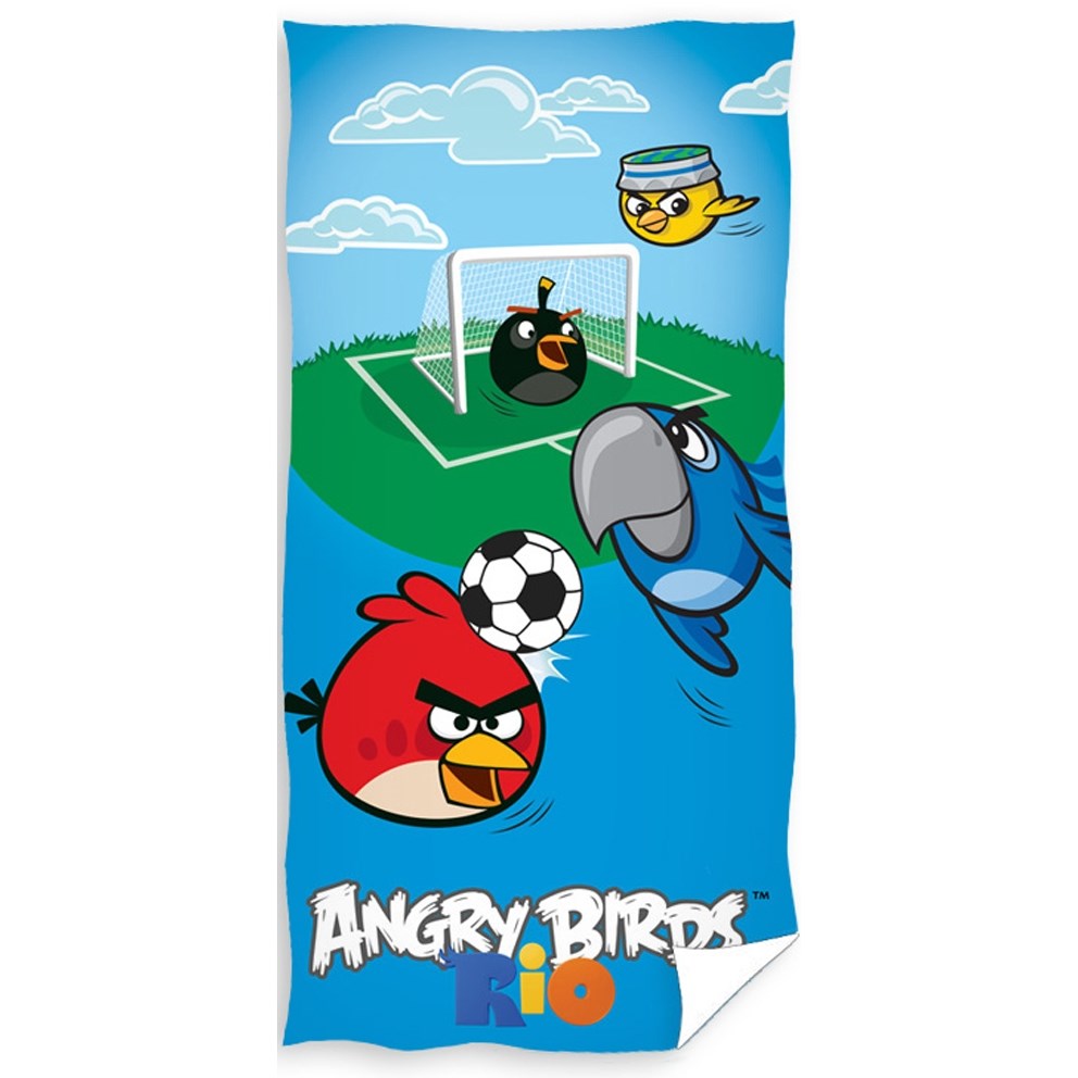 Tip Trade Osuška Angry Birds Fotbal, 70 x 140 cm