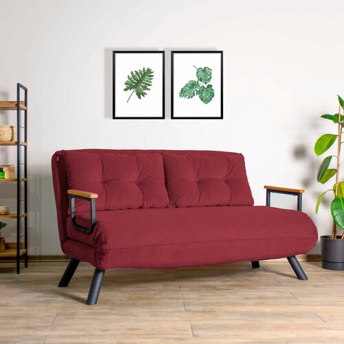 Klappsofa Sando 2 Maroon