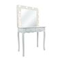 Kosmetický stolek se zrcadlem Vintage, 140 x 40 x 80 cm