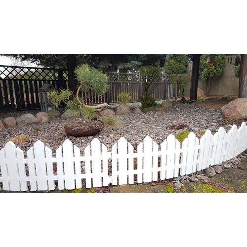 Home Kerti kerítés fehér, 2,3 m