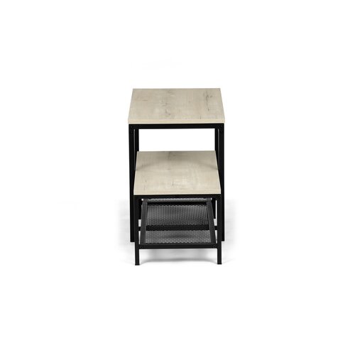 Set de 2 rafturi pentru pantofi, stejar Sonoma