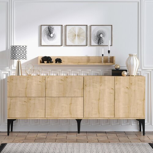 Dulap cu raft Stella Sapphire Oak