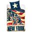 Bavlněné povlečení New York Liberty, 140 x 200 cm, 70 x 90 cm
