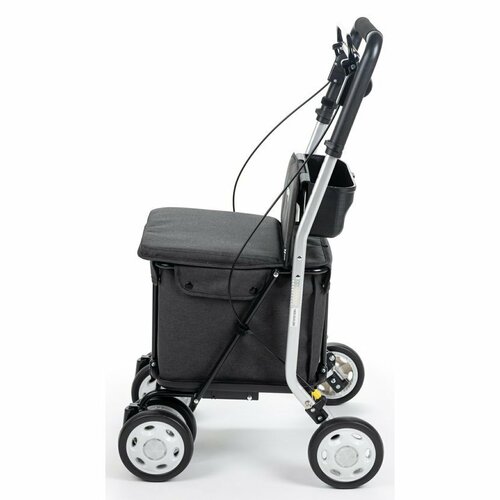 Carlett Senior Assist nakupovalna torba na kolesih38 l, temno siva