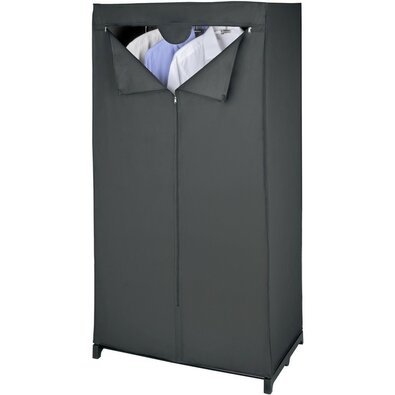 Wenko Складаний шафа з плівки PEVA Deep Black, 150x 50 x 75 см