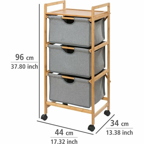Wenko Raftă mobilă cu sertare BAHARI