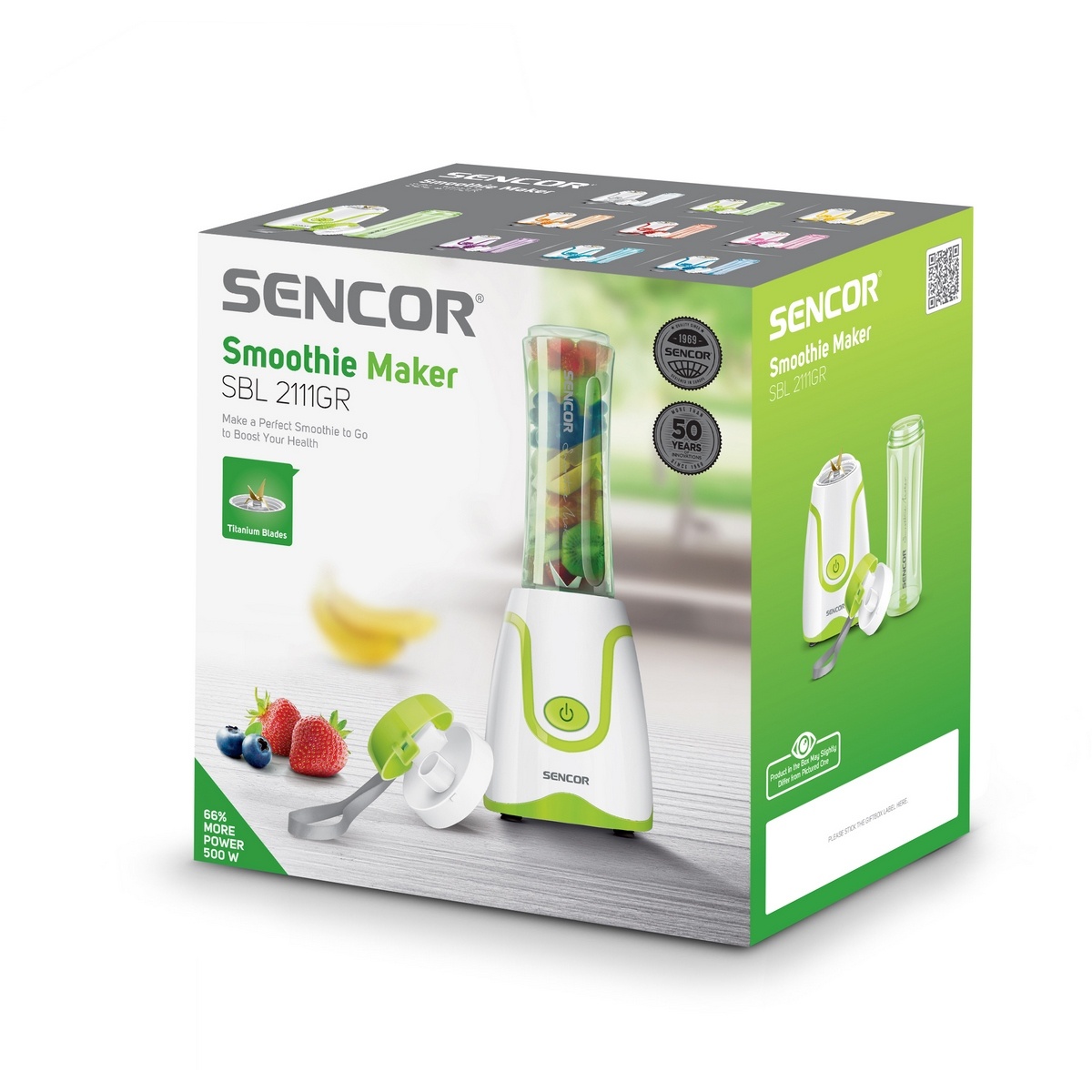 Sencor SBL 2111GR smoothie mixér, zelená - thumb (8)