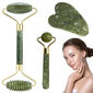 Nephrit-Gesichtsmassage-Roller-Set Jade