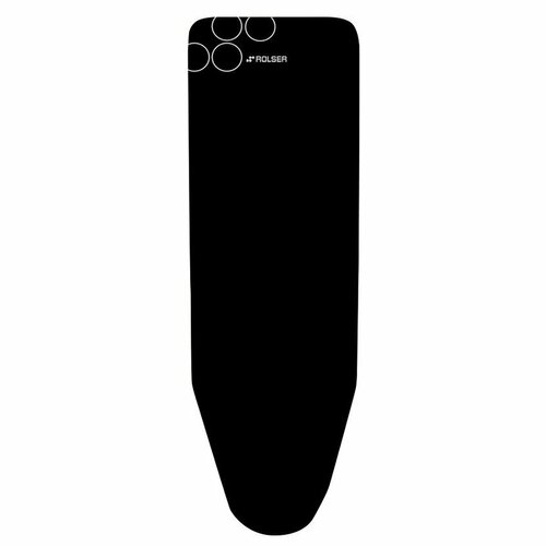 Fotografie Rolser Potah na žehlící prkno K - Surf, 141 x 48 cm, černá