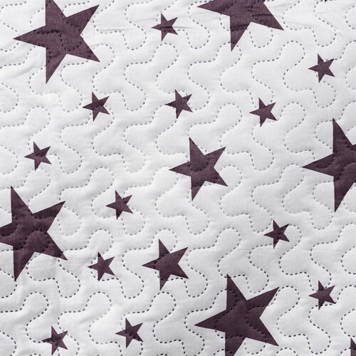 4Home Stars Tagesdecke, 220 x 240 cm, 2 St. 40 x 40 cm