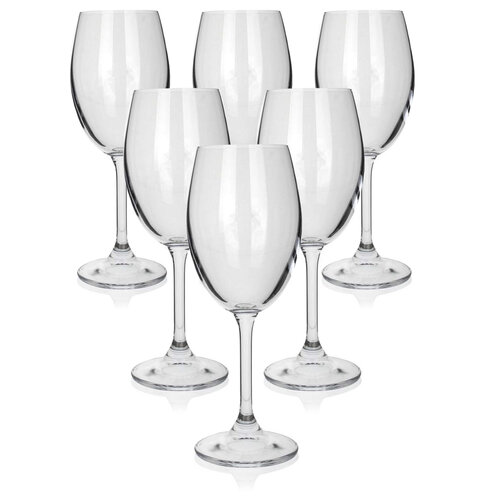 Banquet 6-teiliges Set mit Weißweingläsern LEONA, 340 ml