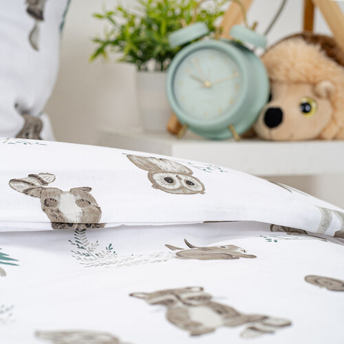 4Home Бавовняна постільна білизна Forest Friend, 140 х 200 см, 70 х 90 см