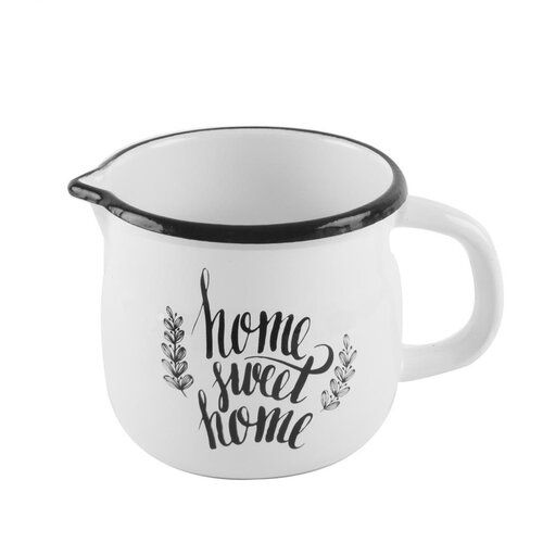Oală smălţuită Orion Home sweet home, 800 ml