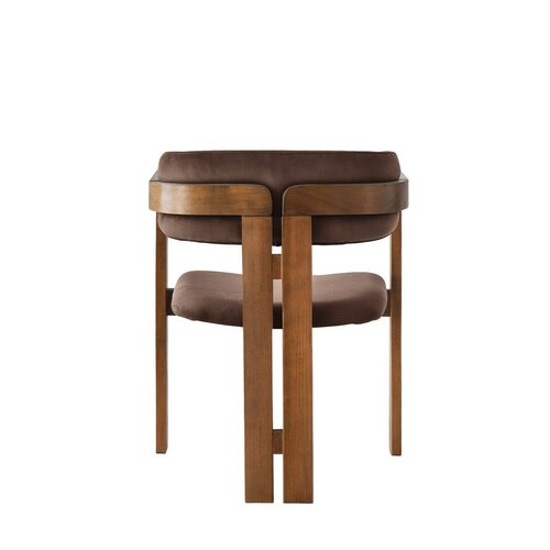 CO Dark Brown and Walnut étkező szék