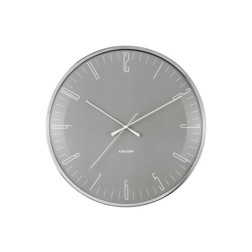 Karlsson KA5754GY Dizajnové nástenné hodiny, 40 cm