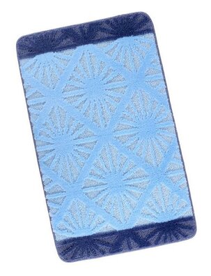 Bellatex Килимок для ванної Bany Промінь синій, 60x 100 см