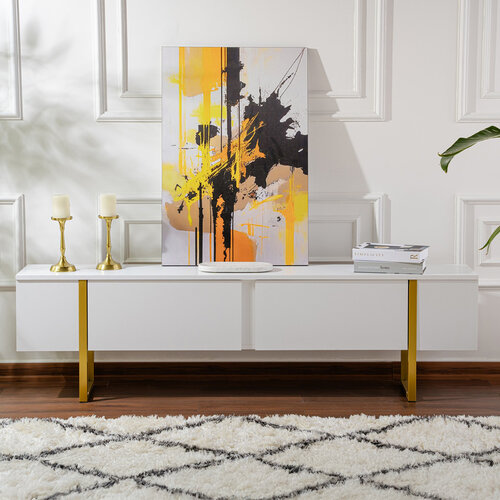 TV-Lowboard Serenity White