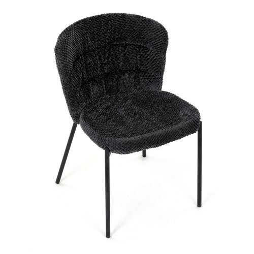 Krzesło do jadalni Bouclé CT-W1077 GREY2, ciemnoszary