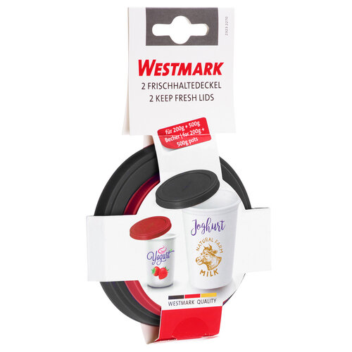 Westmark 2 db kerek szilikon fedőkészlet, 10 + 8 cm