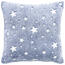 4Home Poszewka na poduszkę Stars świecąca niebieski, 40 x 40 cm