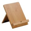 Kesper 58016 Stojalo za tablične računalnike alikuharske knjige iz bambusa , 18 x 23 x 19,2 cm