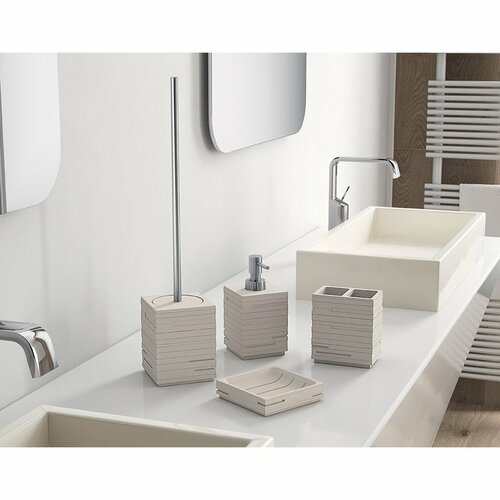 GEDY QU8166 Quadrotto dozirnik za milo zanamestitev, tortora