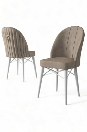 Set de scaune de sufragerie Ritim Cappuccino, 6buc.