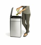 Simplehuman Kosz na śmieci z czujnikiem dotykowym 40 l, wąski