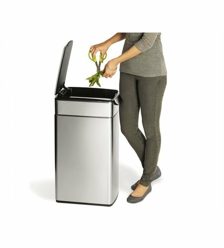 Simplehuman Kosz na śmieci z czujnikiem dotykowym 40 l, wąski