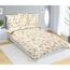 Lenjerie de pat din bumbac Bellatex Twig bej, 140 x 200 cm, 70 x 90 cm